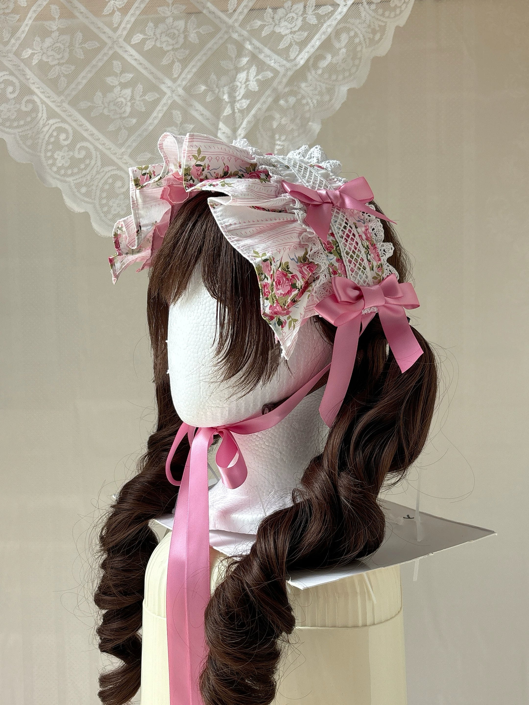 Blossom Whispers - Old School Lolita Cotton JSK Dress, Floral Print (L M S) 45001:830870