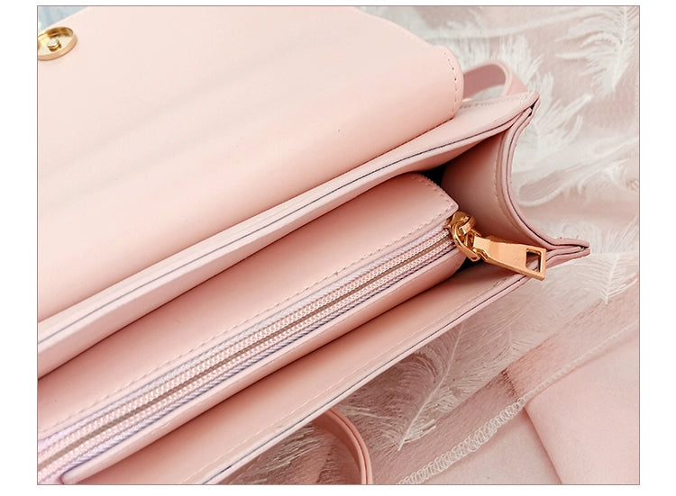 Prime Sister - Sweet Lolita Shoulder Bag Wings Bow Design High Capacity Bag
