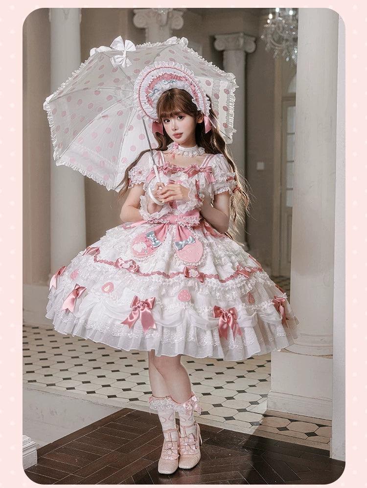 IP Collaboration Sweet Lolita Dress, Gorgeous OP & Slim JSK