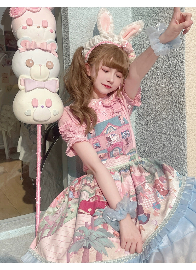 Mewroco - Little Frosty - Kawaii Lolita Summer Blouse Multicolors