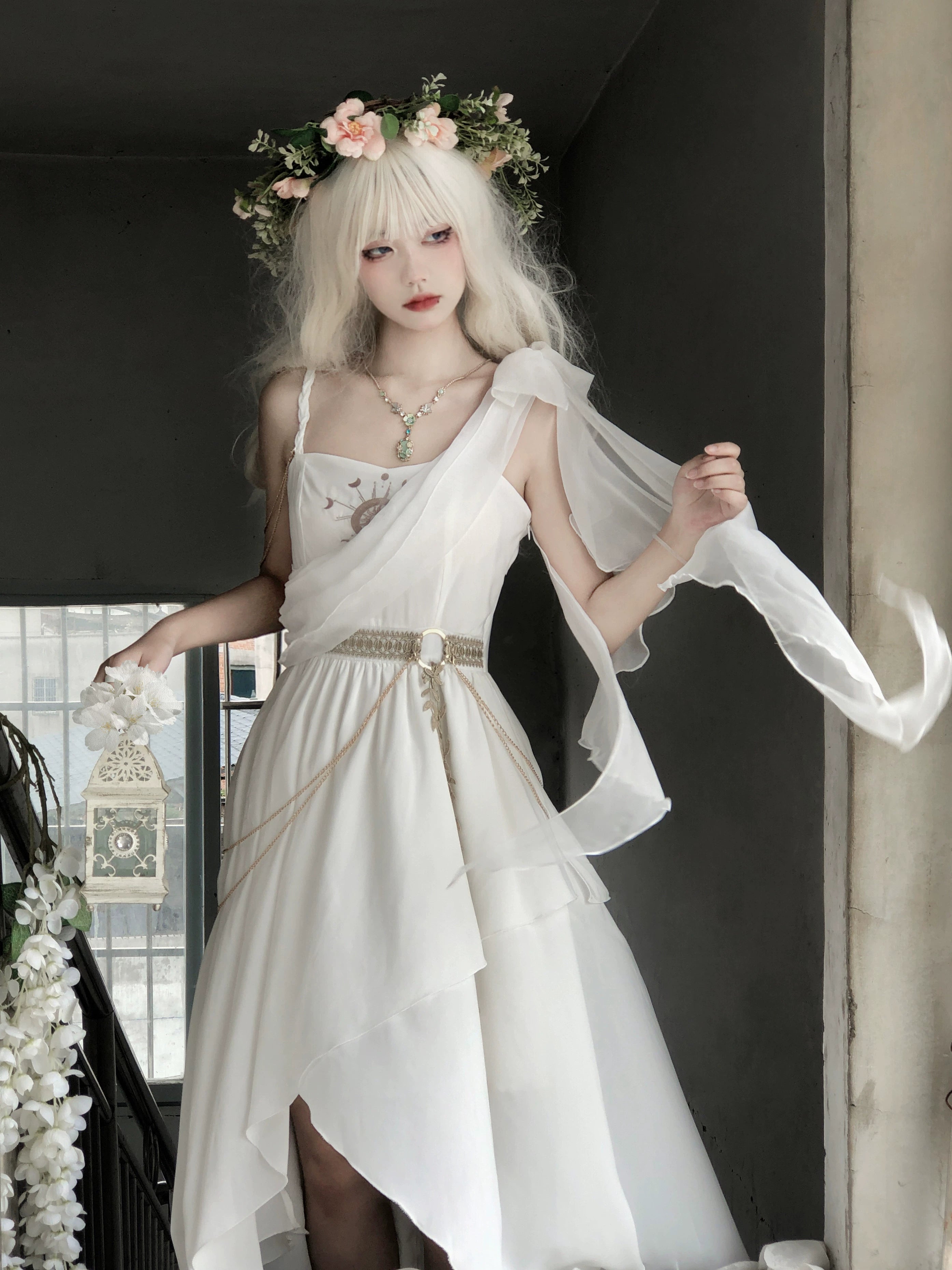 Eternal Island of Girls - Lolita Tethys Tears Greek JSK Dress