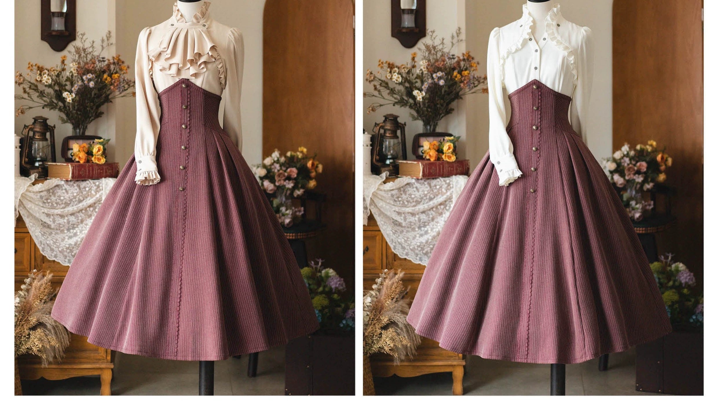 Forest Wardrobe - Forest Stationery - Classic Lolita SK Suit With Shirt And Coat 42087:725913