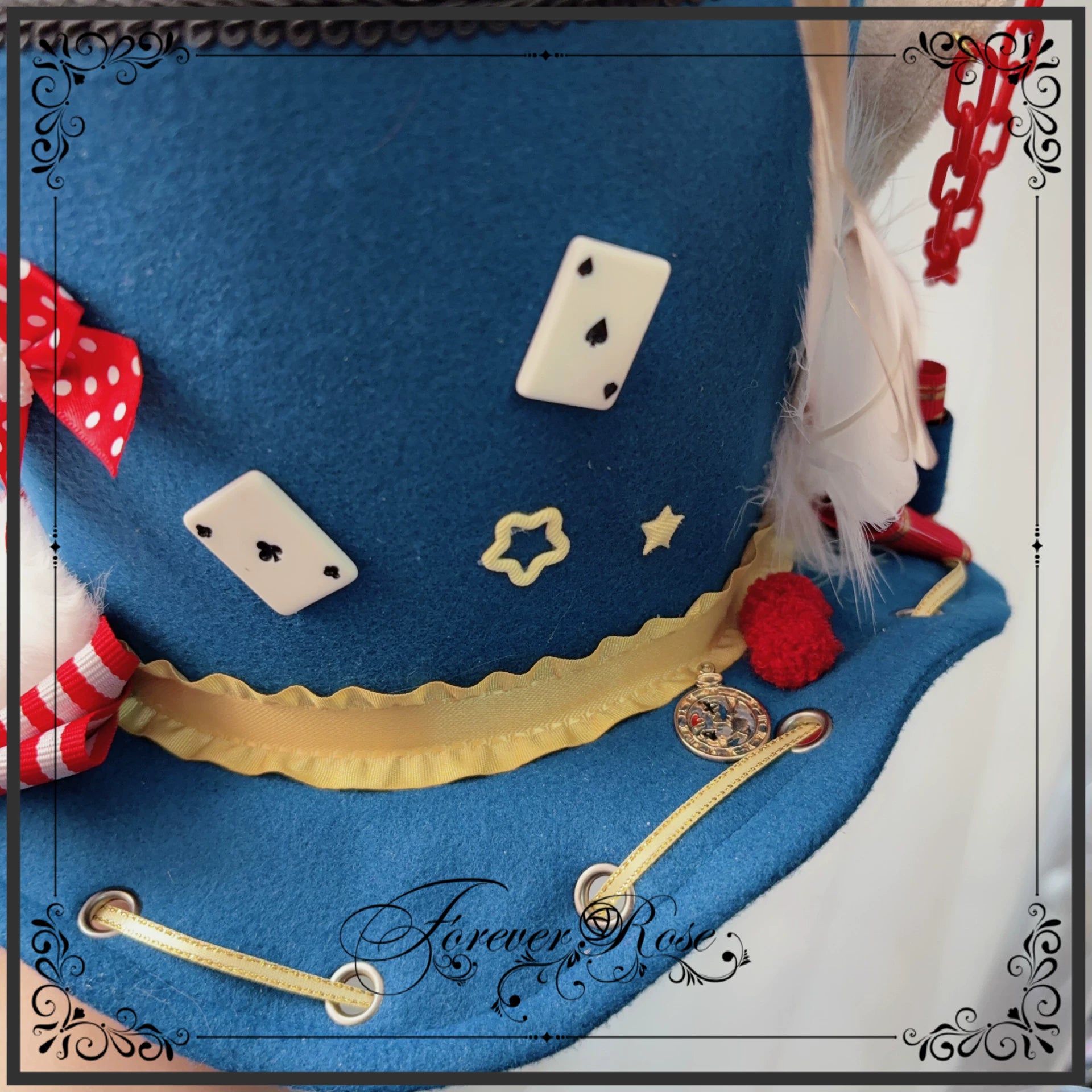 Circus-inspired Lolita Top Hat, Bunny Ear