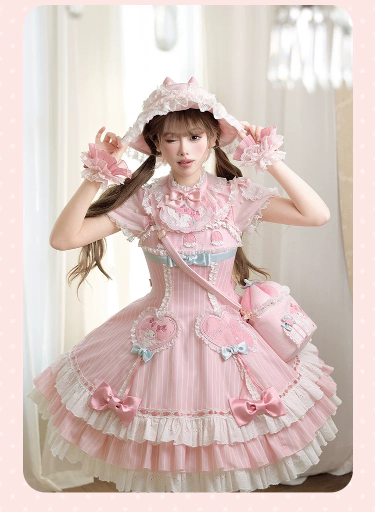 IP Collaboration Sweet Lolita Dress, Gorgeous OP & Slim JSK