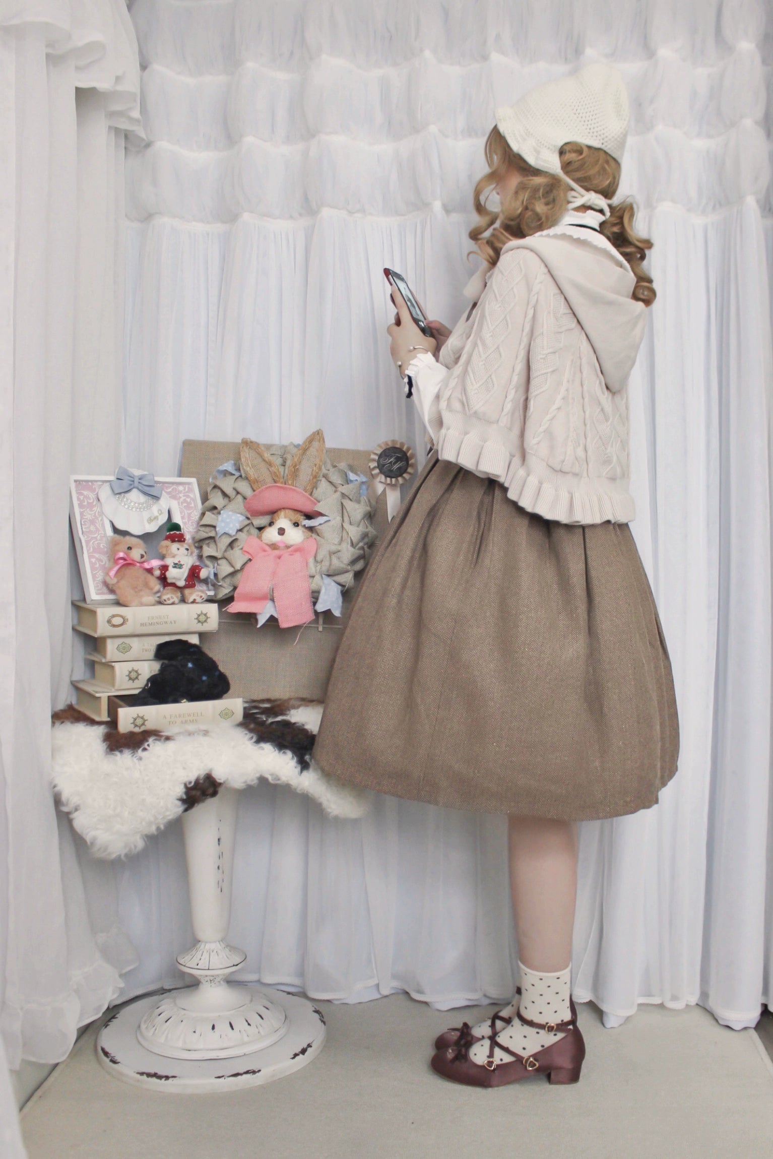 Sara Bell~Little Red Riding Hood~Sweet Lolita Thick Chirstmas Cloak 22398:318956