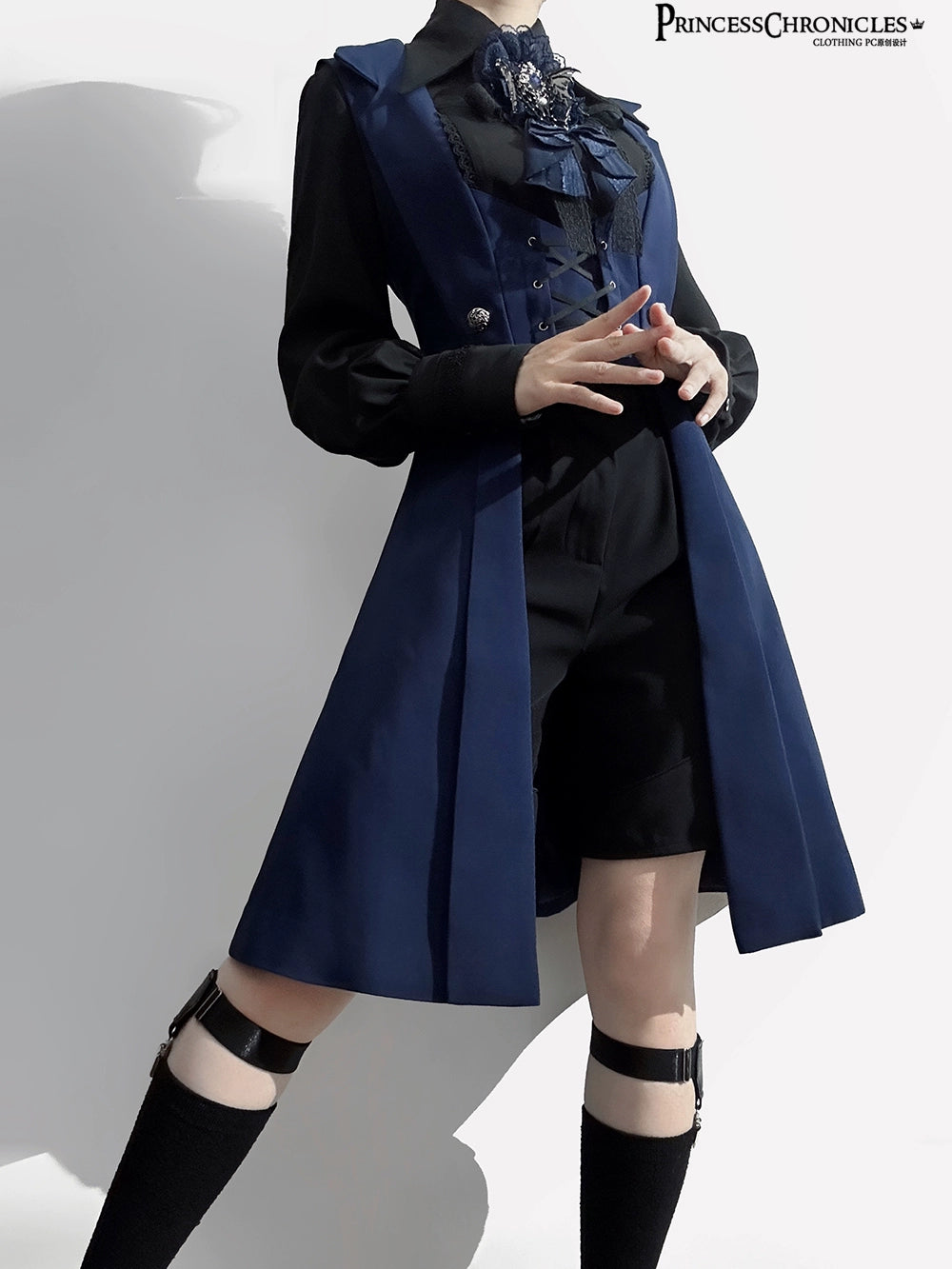 Princess Chronicles - The Night Prelude - Gothic Lolita Handsome Long Slim Vest