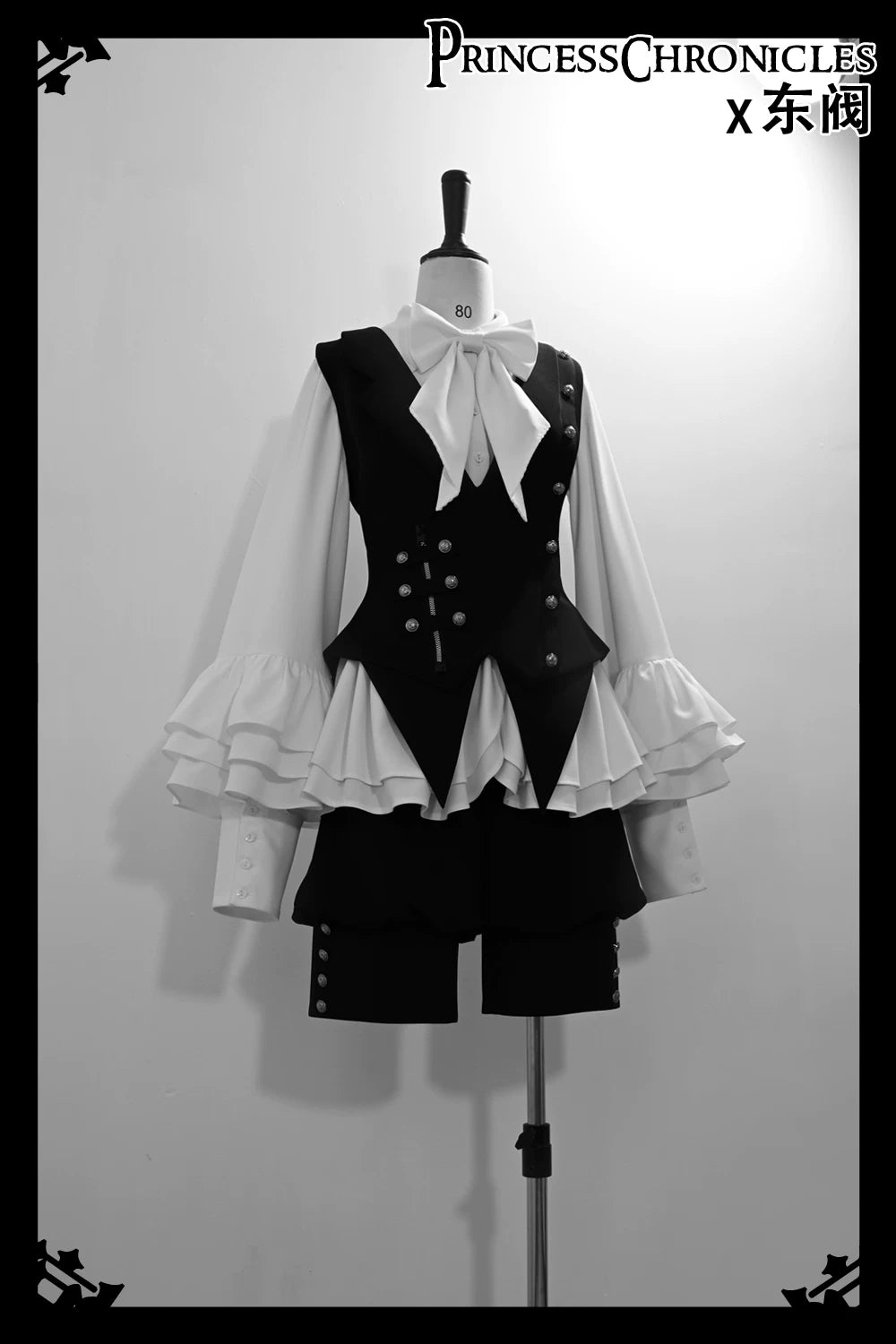 Ashes - Vintage Ouji Lolita Blouse and Shorts Set
