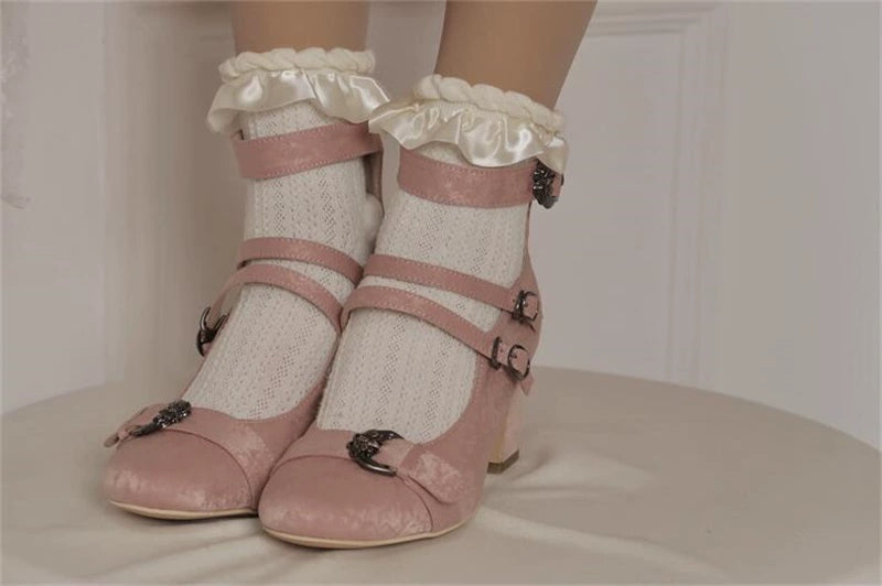 MR.Qiutian - Velia - Elegent Lolita Shoes CLA Thick Heel Shoes