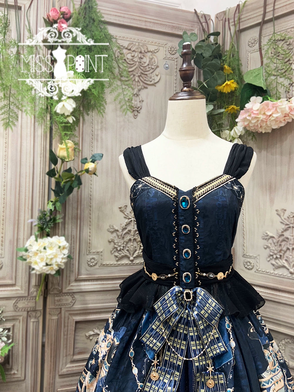 Miss Point~Dusk Best~Egyptian Lolita Dress Set Gorgeous JSK 38348:585734