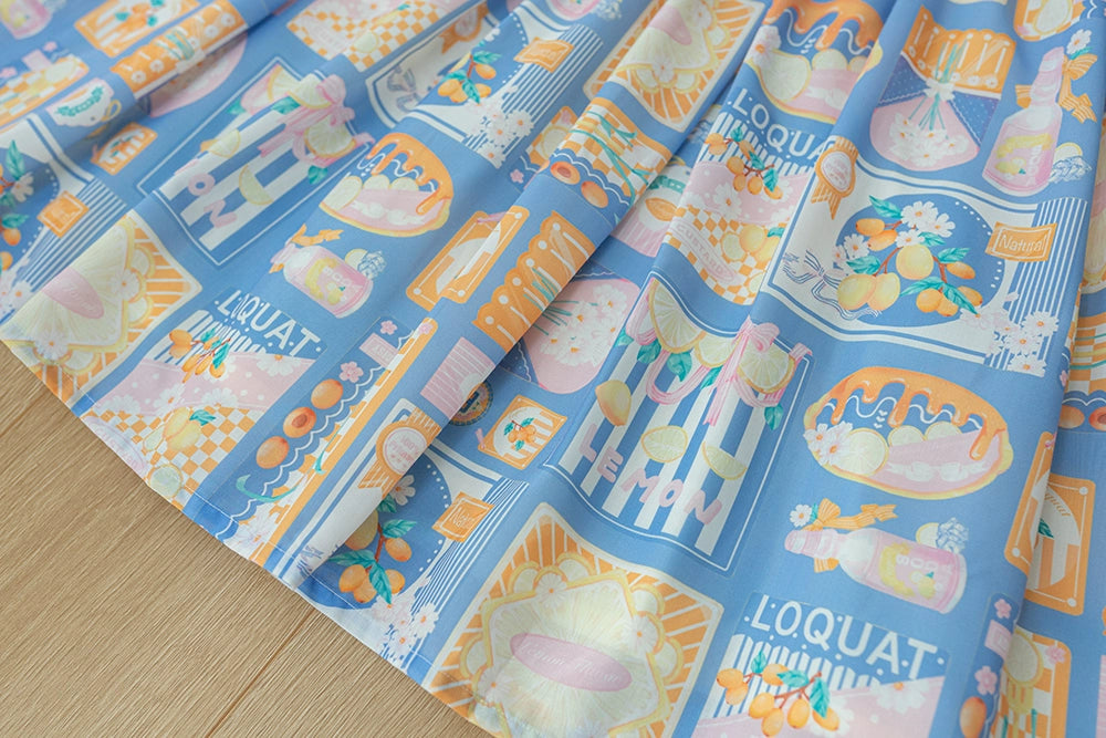 Miss Point~Daisy Lemon~Kawaii Lolita Lemon Print JSK Customized 21508:310800