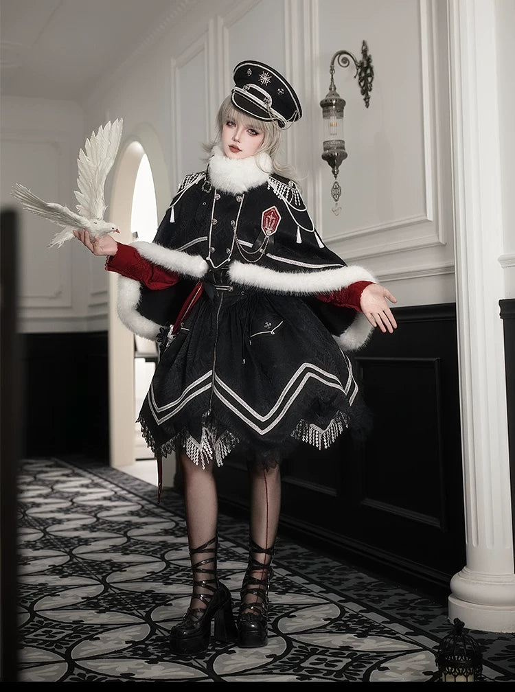 Dawnbreaker - Military Lolita JSK, Diamond Shaped Hemline 44643:816851