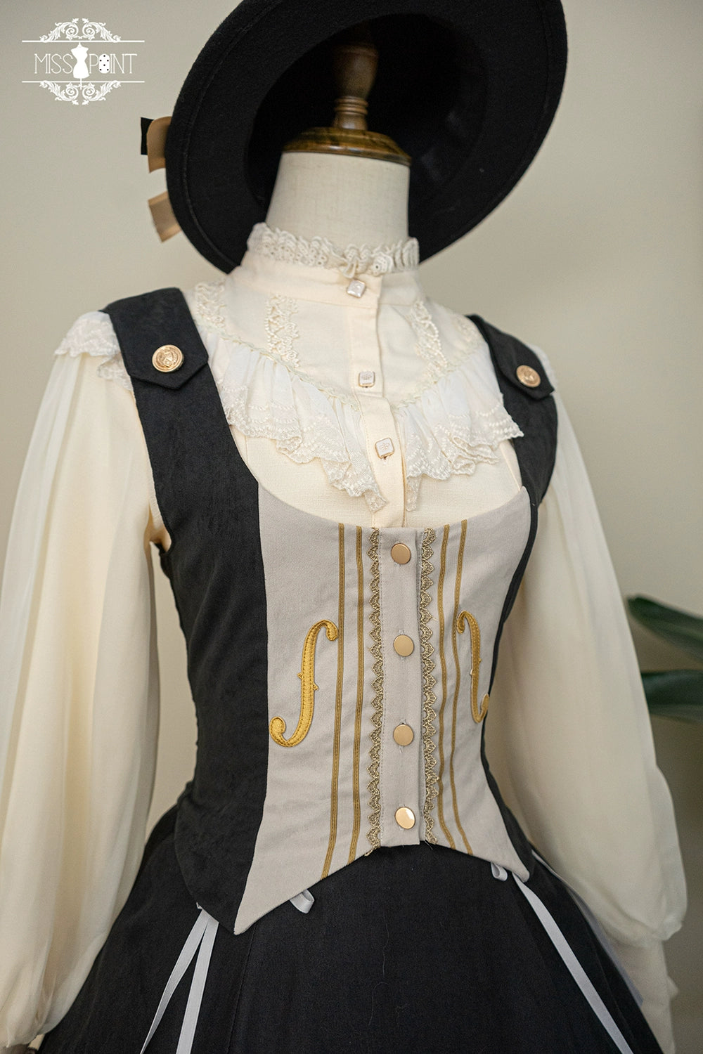 Miss Point~Golden Movement~Elegant Lolita Waistcost Short Vest Customized 32244:381016