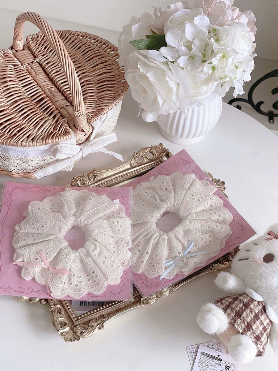 Pure Tea For Dream~Marshmallow Melody~Sweet Lolita Headdress Bow Hair Rope