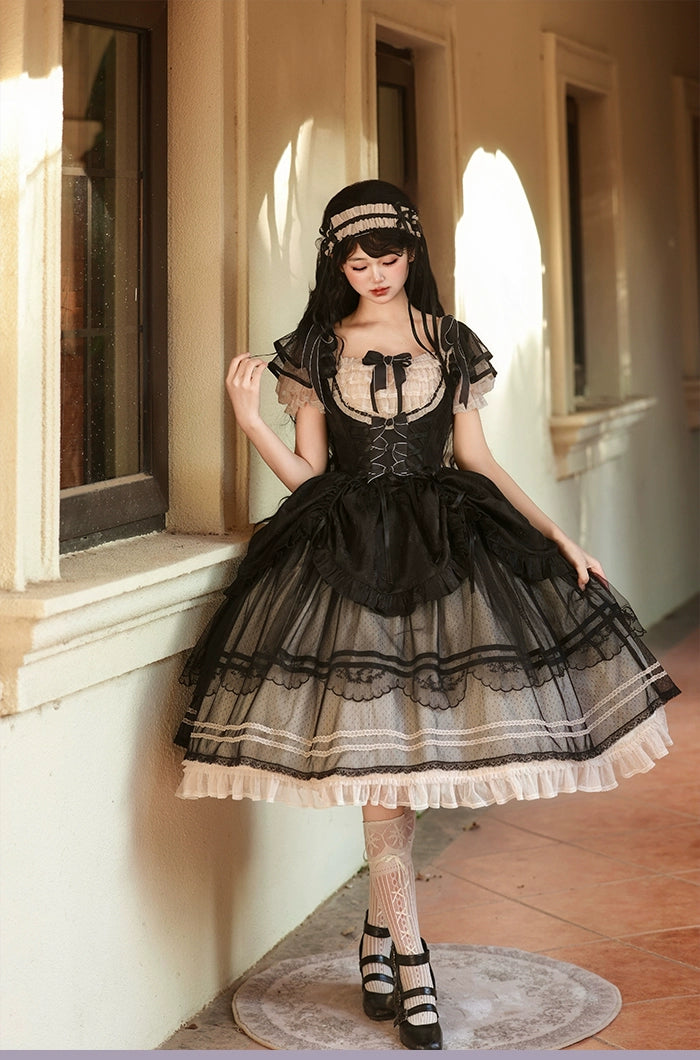 Alice Girl - Yesterday Morning Mist - Classic Lolita KC Elegant Lolita Headdress