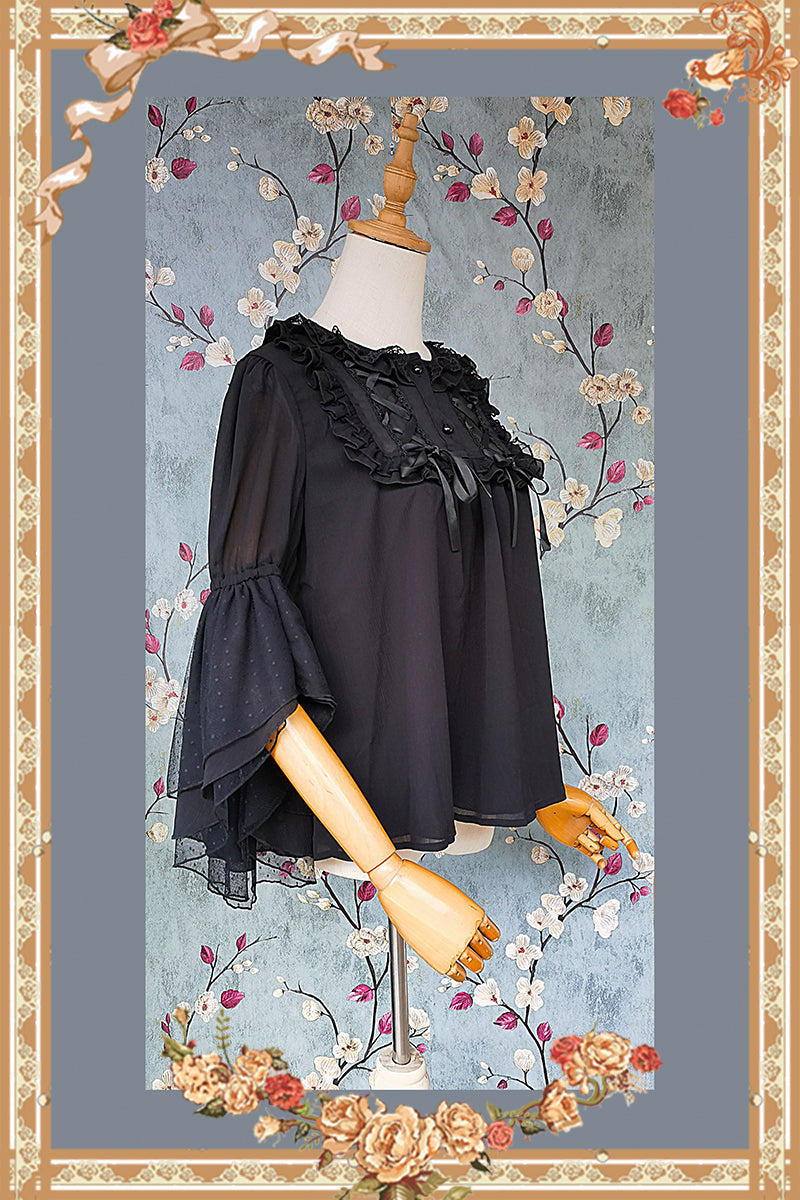 Infanta - Elegant Lolita Loose Blouse Lace Multicolor