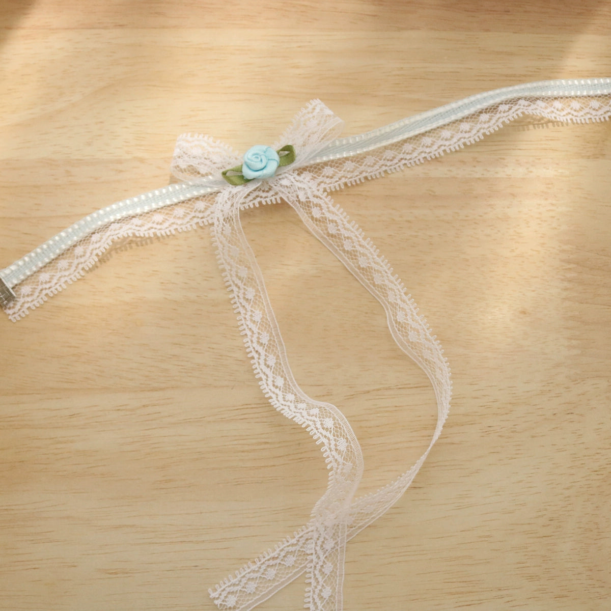 Creamy Bubbles~Sweet Lolita Choker Vintage Lace Rose Handmade Necklace 36896:742357
