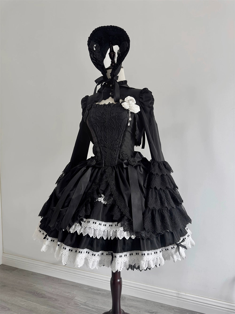 LeMiroir - Saint - Gothic Lolita Bolero Skirt Mermaid Dress Corset
