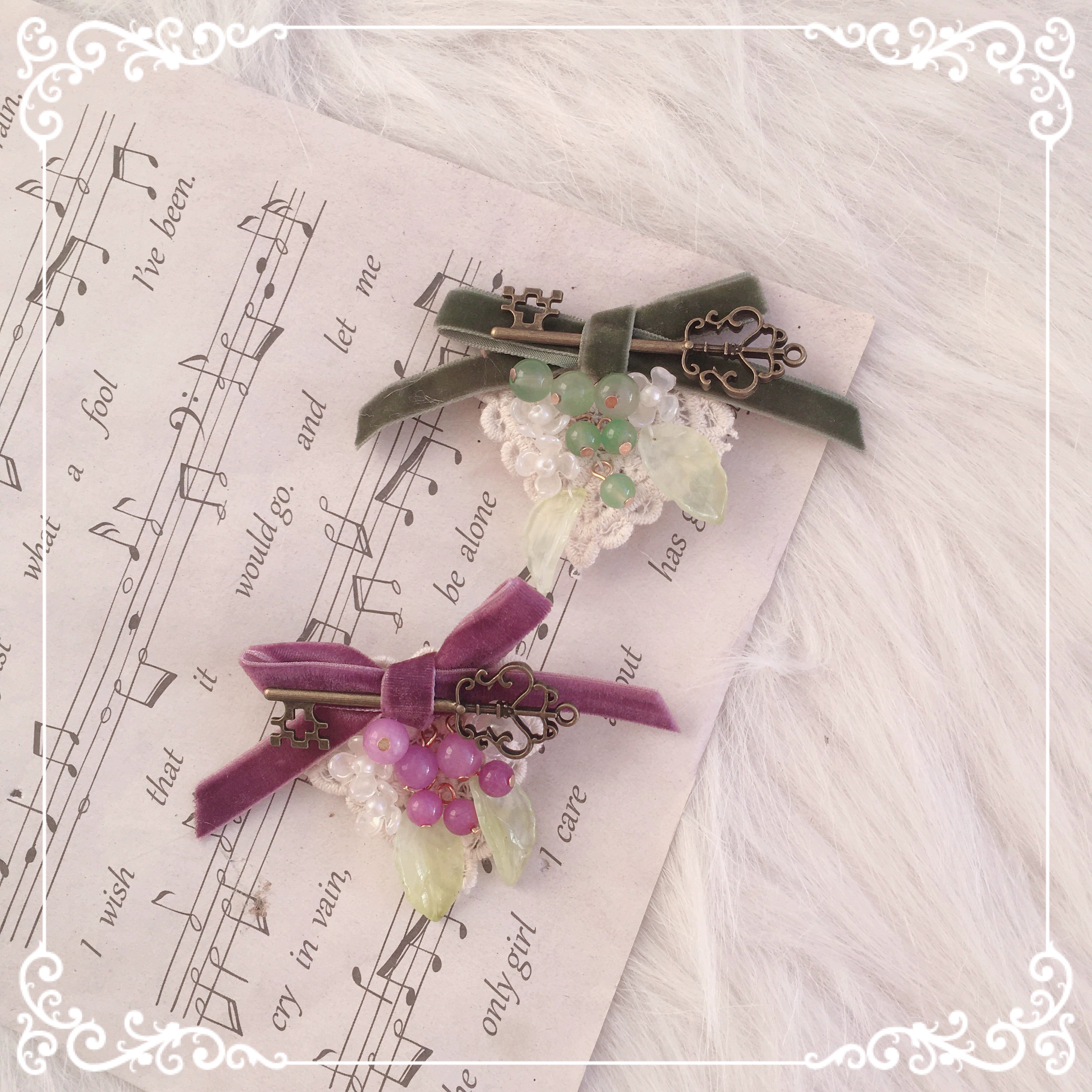 (Buyforme)Chestnut Lolita~Louvre Vineyard Accessory Hairband Retro Lolita KC 28850:322992