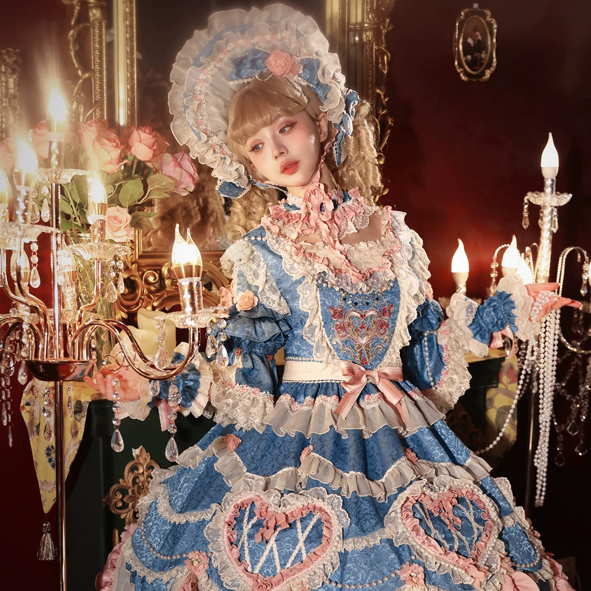 Antique Cake - Vintage Lolita Accessories, Flower Accent 44487:810214