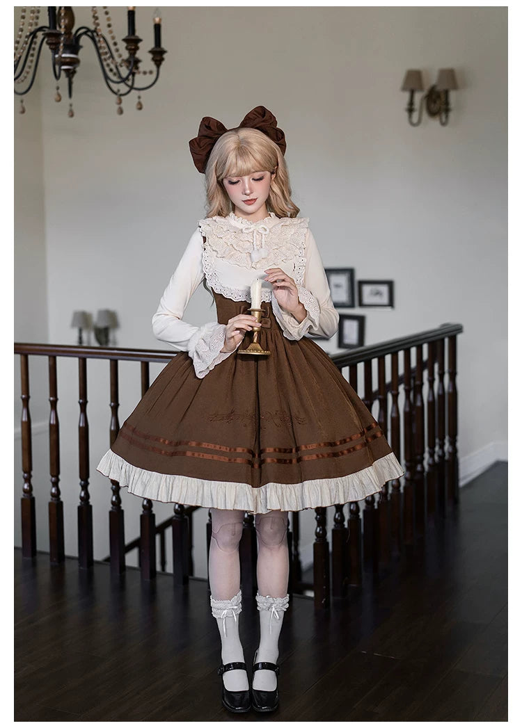 Oak Melody - Classic Lolita JSK, Bust Supporting Dress