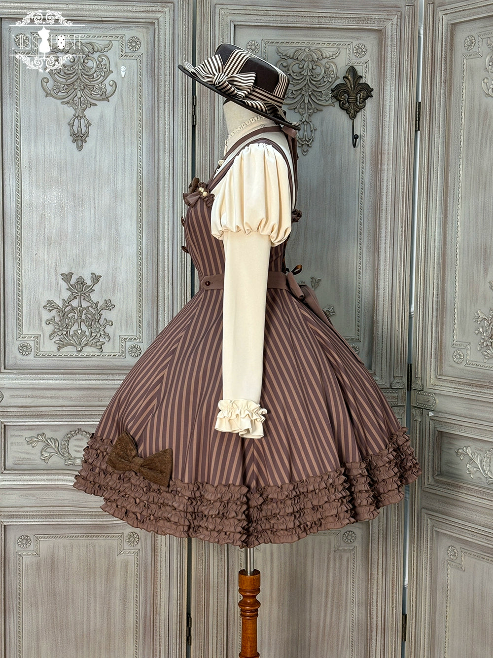 Miss Point - Classic Lolita JSK Customized Stripe Lolita Dress 40842:681062