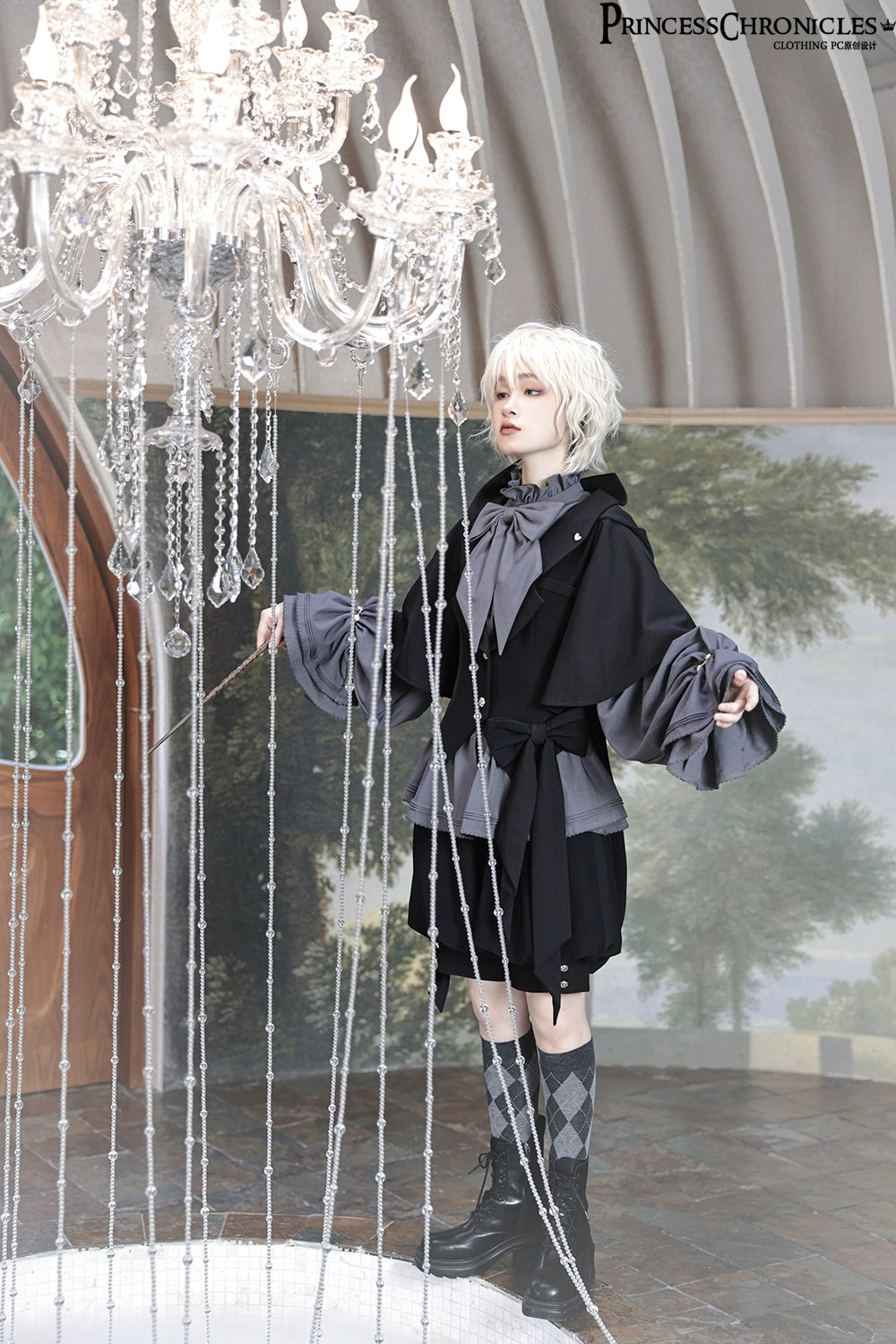 Princess Chronicles - Hunting Rabbit - Ouji Lolita Rabbit Ears Coat & Shirt Set 14890:308330