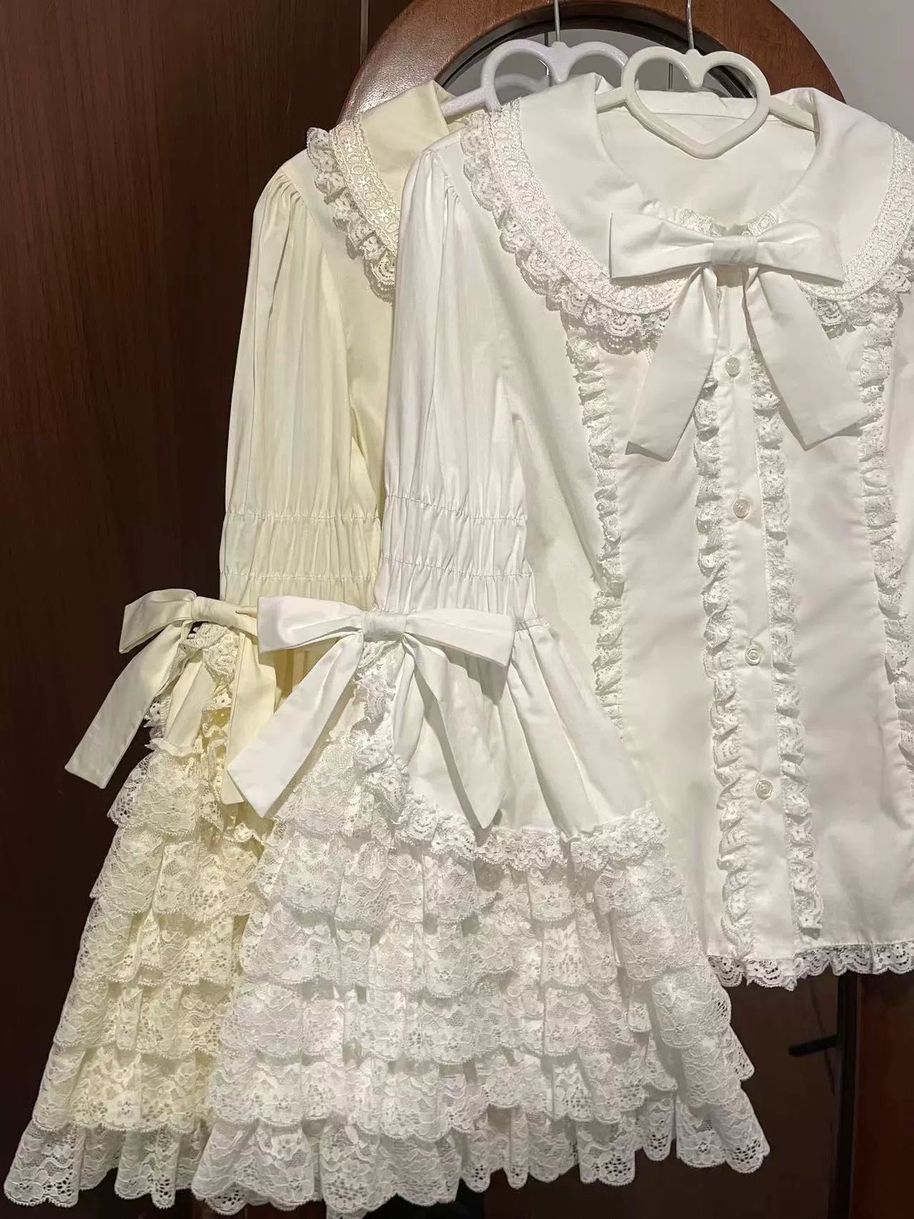 Mengfuzi - Cannelés - Elegant Lolita Cotton Blouse, Hime Sleeve 34840:465912