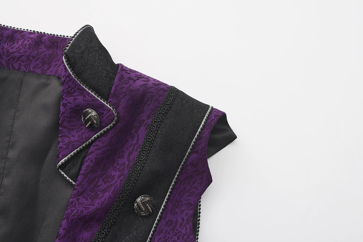 Immortal Thorn - Eternal Crimson Moon Forest - Ouji Lolita Tailcoat Vest 43671:782814