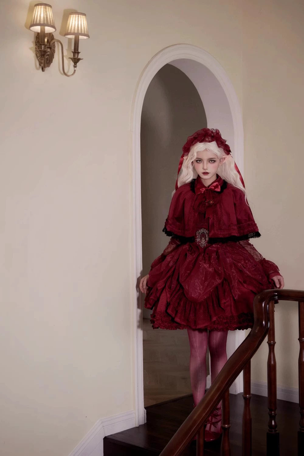 Moon River - Moonlit Spider - Gothic Lolita SK & JSK Dress Outfit Set 44232:799703