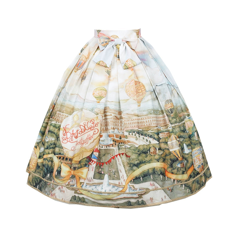 Balladeer - Watercolor Oil Painting Classic Lolita SK S Twill long version