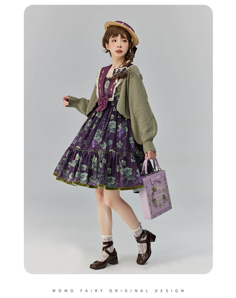 Momo - Loire Vineyard - Country Lolita Heels Shoes PU Handbag
