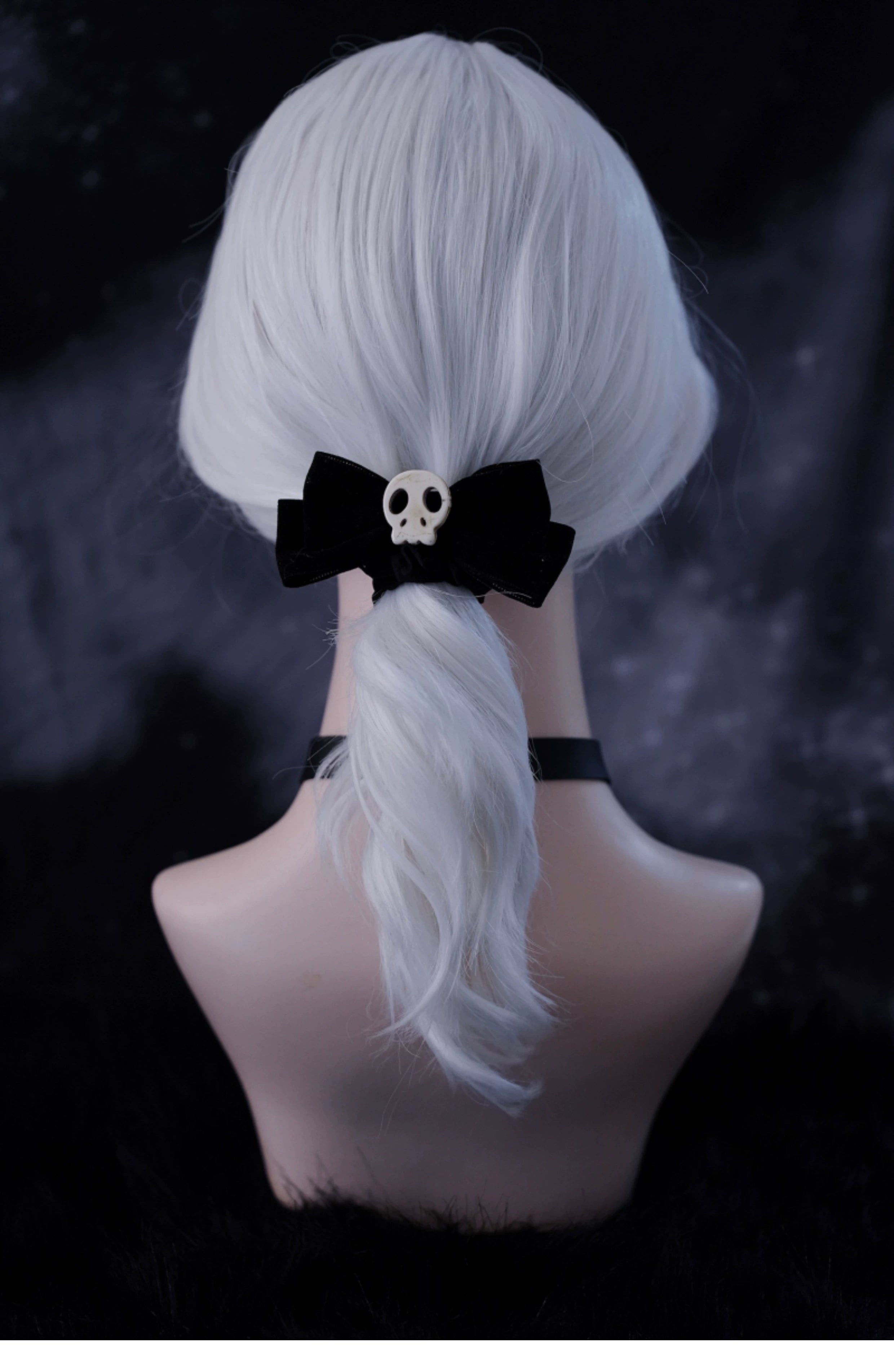 Strange Sugar~Gothic Hair Accessories Set Skulls Sharks Lolita Clips Headbands 36666:533228