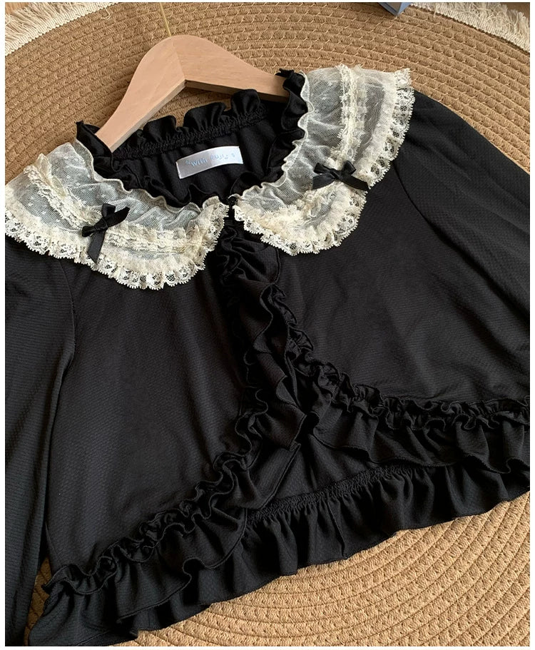 Half Summer - Sweet Lolita Sun Protection Bolero, Lace & Bow
