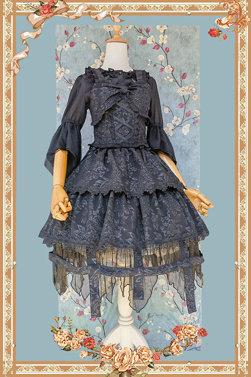 Infanta~Witch's Apprentice~Gothic Lolita Split Type Black Suit 15718:206560