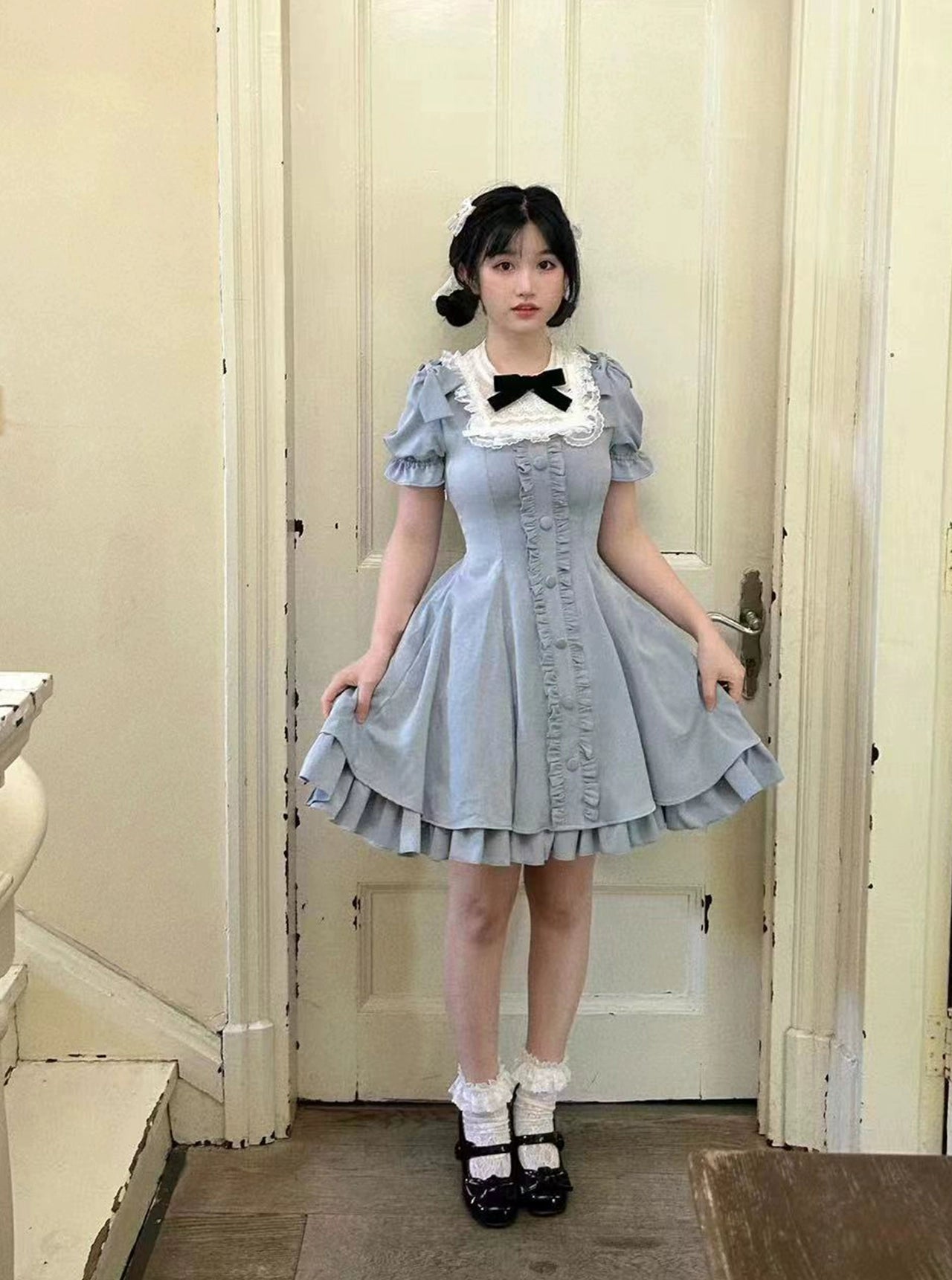 Sweet Wood~Plus Size Lolita OP Dress Summer Dress 34106:444012