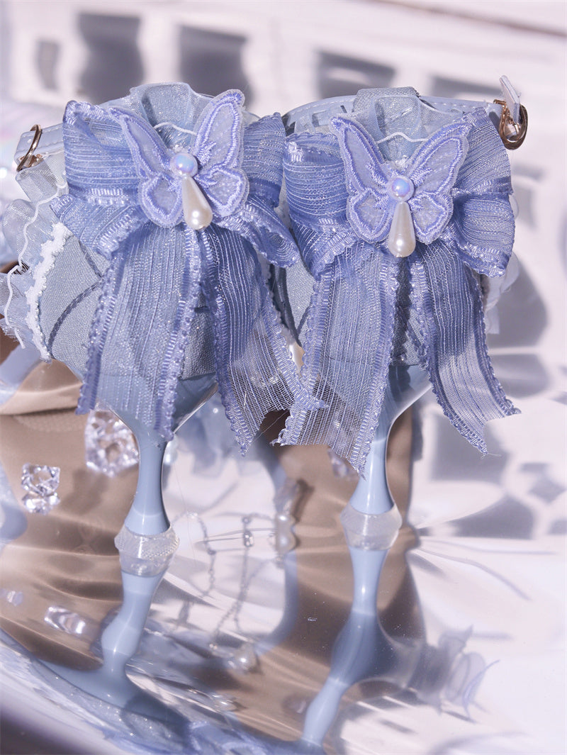 Ximeng Lolita~Deep Sea Hospital~Plus Size Wedding Lolita Bridal Shoes Customized Heels 42696:749728