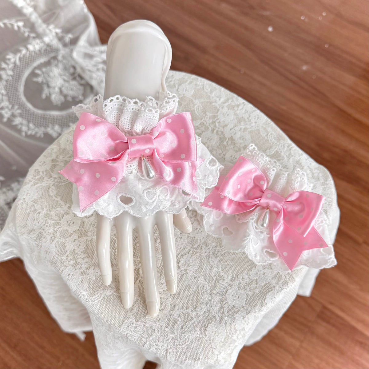 Perfume Kitty - Cotton Old School Lolita OP Dress, Perfume Print & Cat Patch 46037:873502