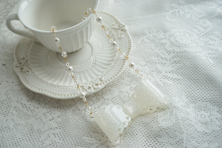 (Buyforme)Cat Tea Party~ Sweet Lolita Bow Ring and Necklace 15202:199886