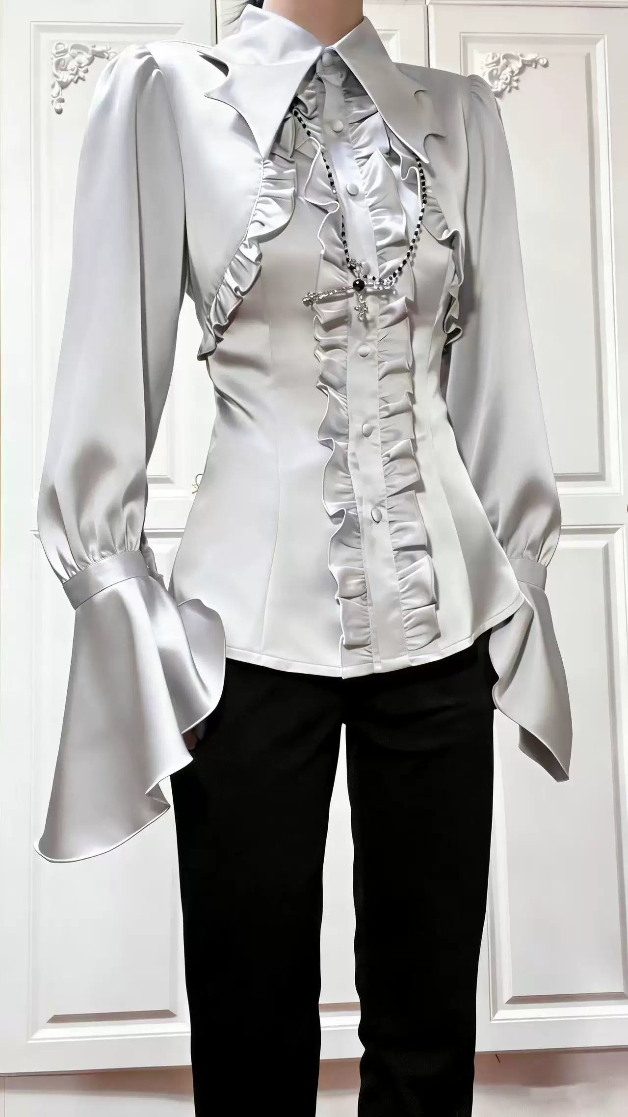 Vampire Knight - Gothic Lolita Shirt, Batwing Collar 44450:808806