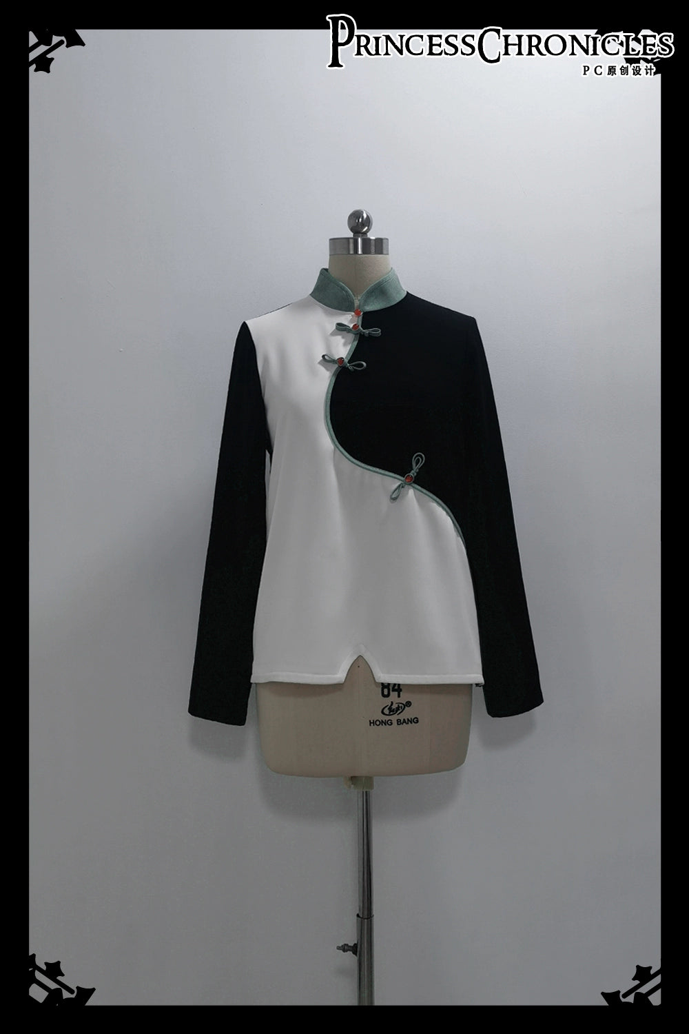 Princess Chronicles - Bamboo Panda - Han Lolita Shirt Full Set Chinese Style Unisex Set S A - long-sleeved top (in-stock)