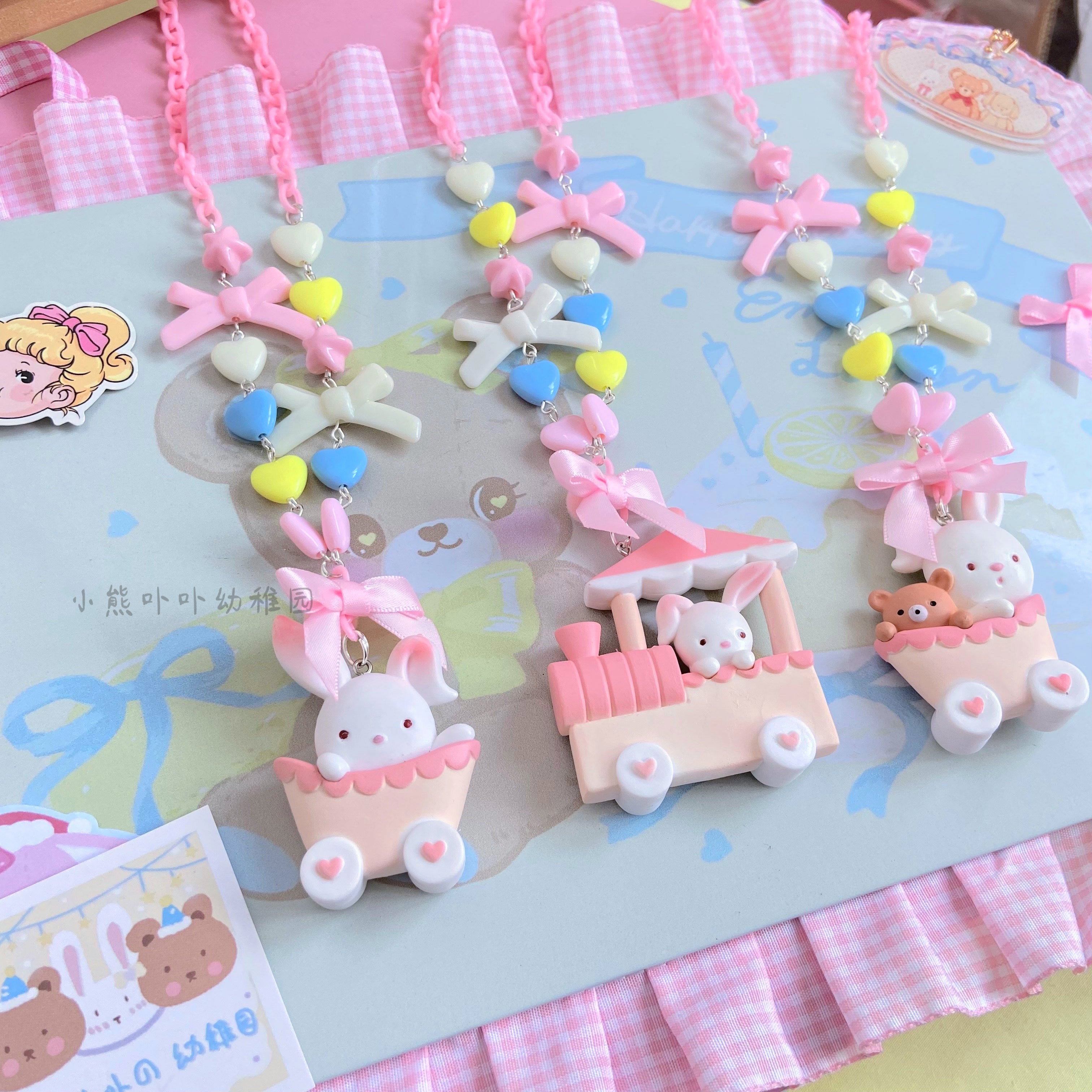 Bear Doll - Sweet Lolita Rabbit Necklace Sweater Chain JK Accessories