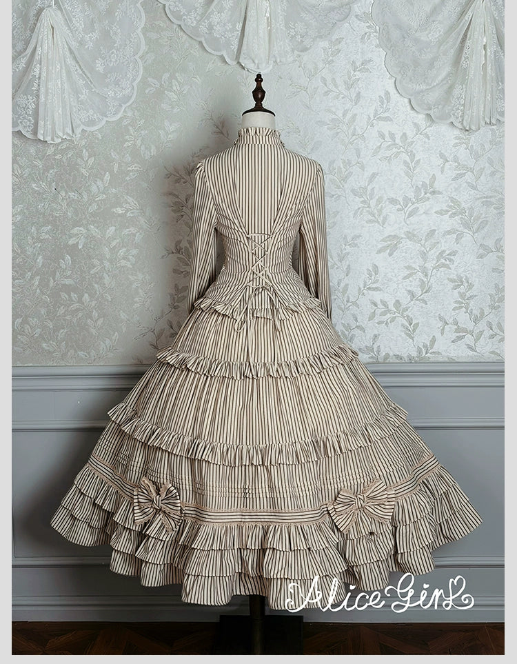 Alice Girl - Duke of Victoria - Classic Lolita SK & Overskirt Set 44092:794935