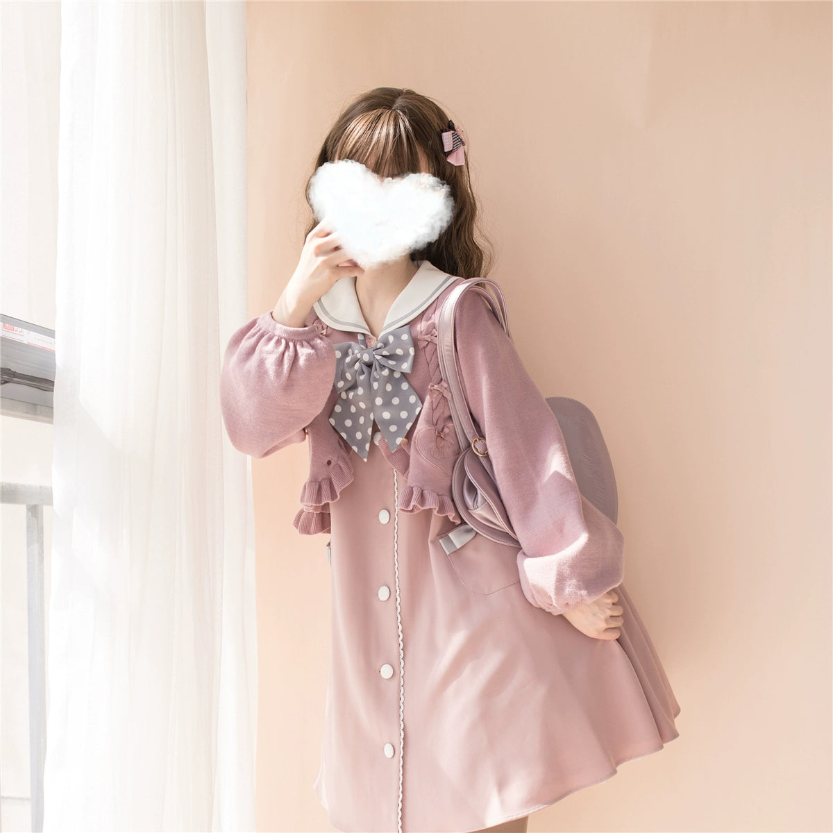 Sugar Frost - Sweet Lolita Cardigan Knit Embroidered Sweater