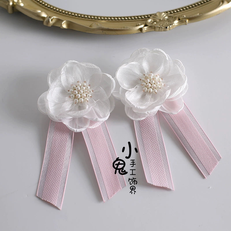 Xiaogui - Sweet Lolita Lace Headdress, Detachable Flower 40786:798634