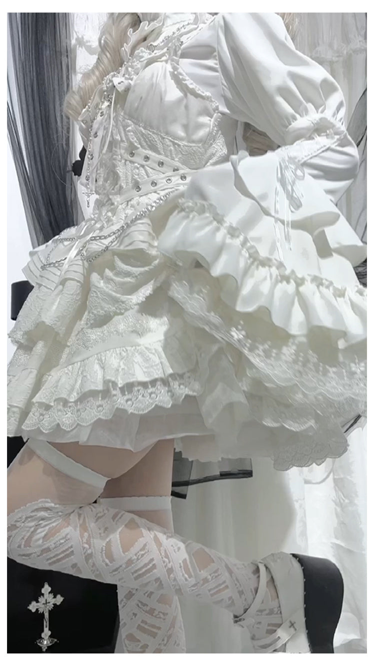 Ocelot - Gothic Lolita Halloween Blouse, Bat Inspired 16288:215248