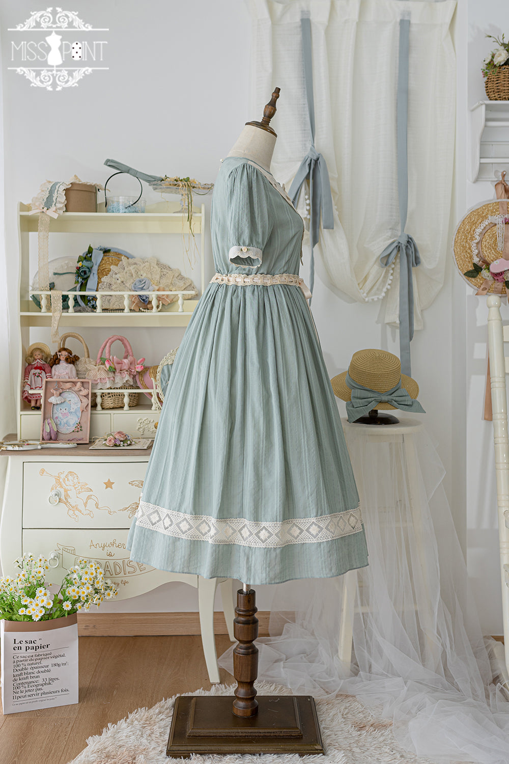 (Buyforme)Miss Point~Happy Summer Elegant Lolita Floral OP Dress
