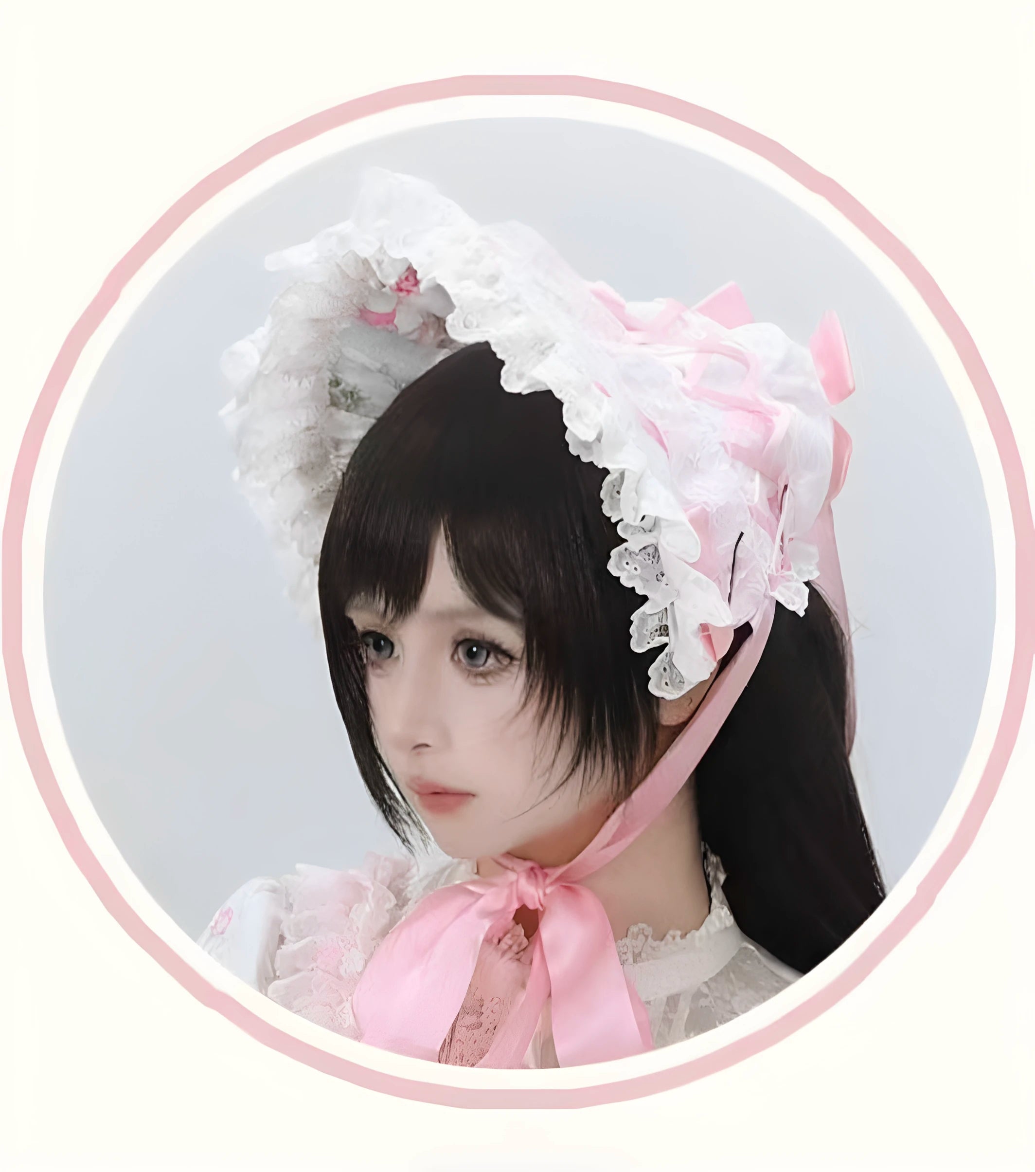 Eternal Vow - Old School Lolita Jacquard OP, Floral and Butterfly Print (L M S XL XS) 45830:865741