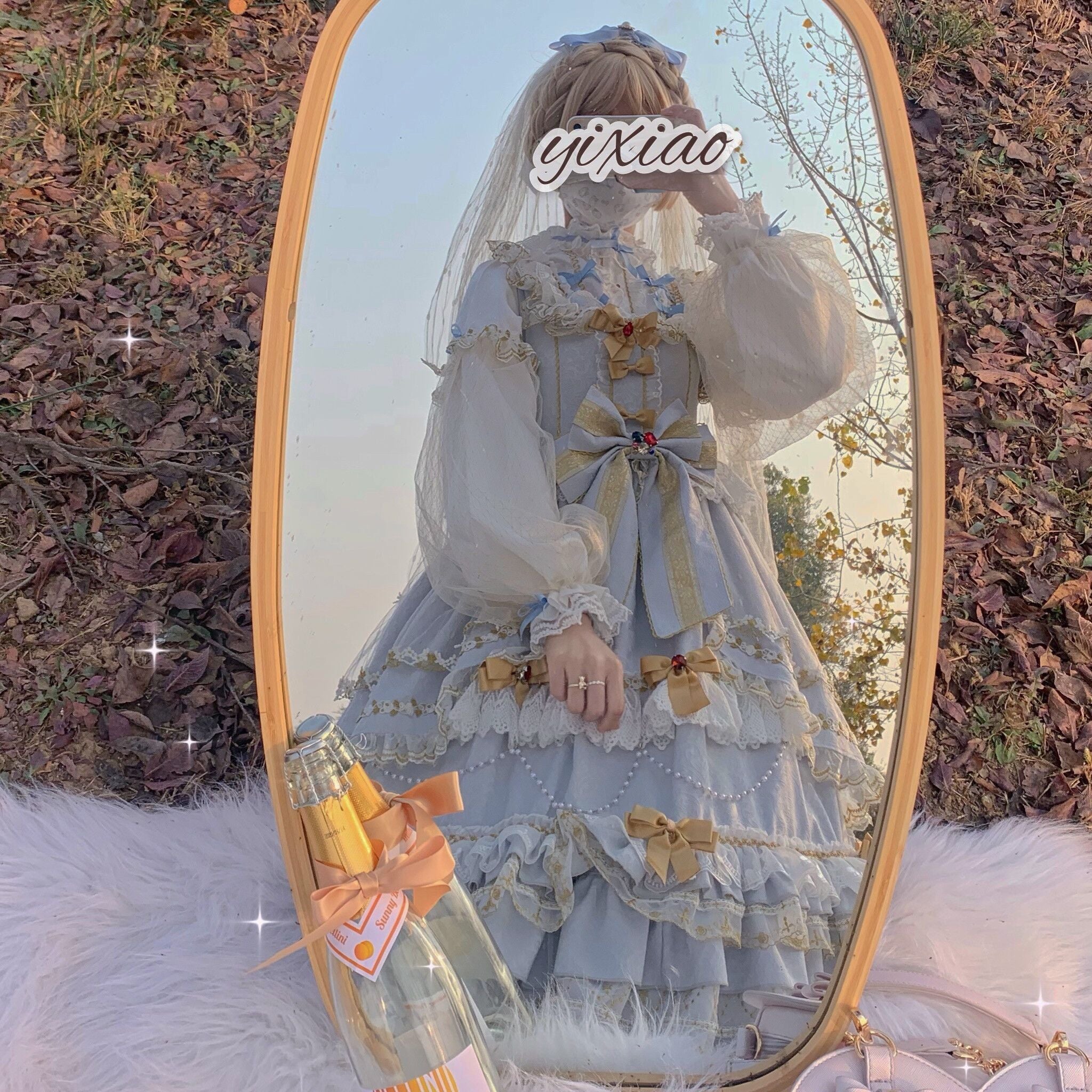 Puppet Night~Elegant Lolita Flounce Hemline Princess Dress Multicolors 19178:270400