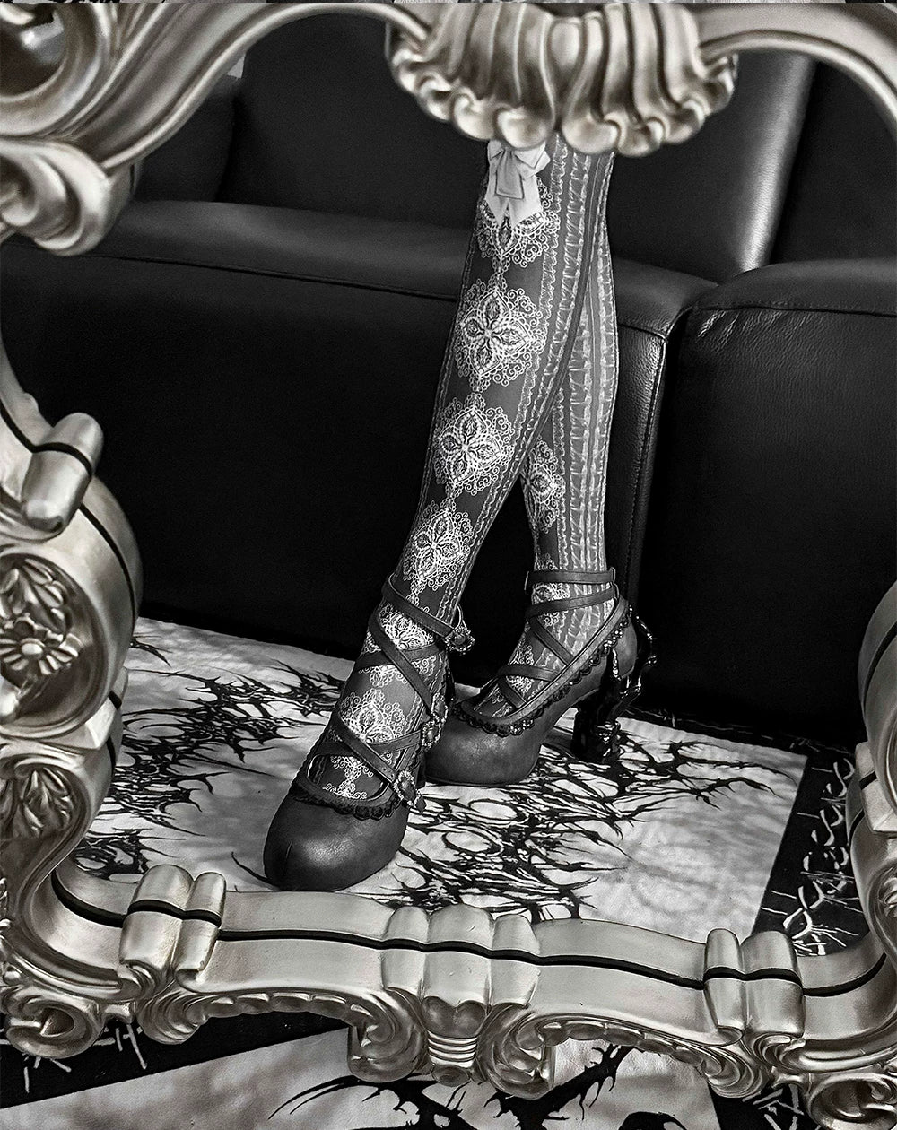 Tome of Holy Remains - Gothic Lolita Novelty Heel Shoes 45620:856272