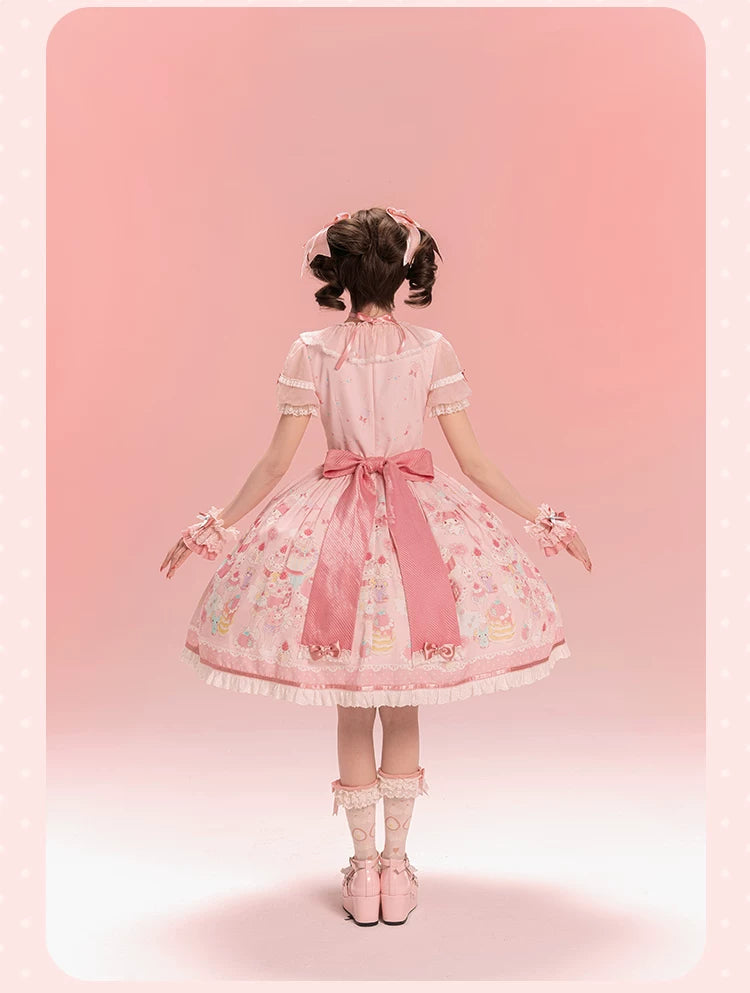 IP Collaboration Sweet Lolita Dress, Gorgeous OP & Slim JSK